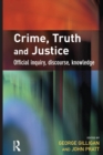 Crime, Truth and Justice - Book