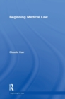 Beginning Medical Law - Book