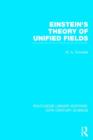 Einstein's Theory of Unified Fields - Book