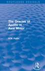 The Oracles of Apollo in Asia Minor (Routledge Revivals) - Book