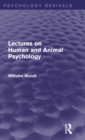 Lectures on Human and Animal Psychology (Psychology Revivals) - Book