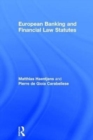 European Banking and Financial Law Statutes - Book