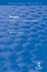 Privacy: Studies in Social and Cultural History : Studies in Social and Cultural History - Book