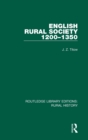 English Rural Society, 1200-1350 - Book