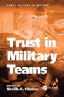 Trust in Military Teams - Book