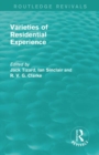 Routledge Revivals: Varieties of Residential Experience (1975) - Book