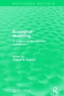 Ecological Modeling : In a Resource Management Framework - Book