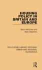 Housing Policy in Britain and Europe - Book