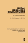 Rural Resource Development : An Economic Approach - Book