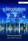 e-Negotiations : Networking and Cross-Cultural Business Transactions - Book