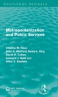 Metropolitanization and Public Services - Book