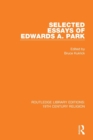 Selected Essays of Edwards A. Park - Book
