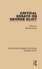 Critical Essays on George Eliot - Book
