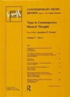 Time in Contemporary Musical Thought - Book