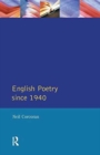 English Poetry Since 1940 - Book