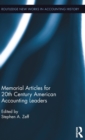 Memorial Articles for 20th Century American Accounting Leaders - Book