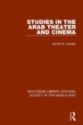 Studies in the Arab Theater and Cinema - Book