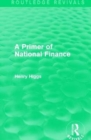 A Primer of National Finance - Book