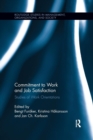 Commitment to Work and Job Satisfaction : Studies of Work Orientations - Book