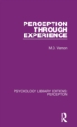 Perception Through Experience - Book