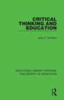 Critical Thinking and Education - Book
