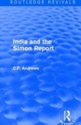 Routledge Revivals: India and the Simon Report (1930) - Book