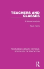Teachers and Classes : A Marxist analysis - Book