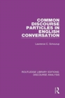 Common Discourse Particles in English Conversation - Book