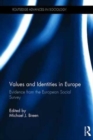 Values and Identities in Europe : Evidence from the European Social Survey - Book