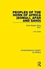 Peoples of the Horn of Africa (Somali, Afar and Saho) : North Eastern Africa Part I - Book