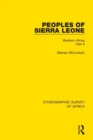 Peoples of Sierra Leone : Western Africa Part II - Book