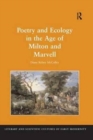 Poetry and Ecology in the Age of Milton and Marvell - Book