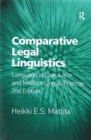 Comparative Legal Linguistics : Language of Law, Latin and Modern Lingua Francas - Book