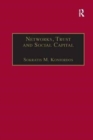 Networks, Trust and Social Capital : Theoretical and Empirical Investigations from Europe - Book