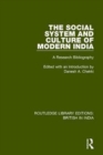 The Social System and Culture of Modern India : A Research Bibliography - Book
