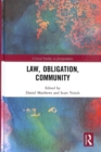 Law, Obligation, Community - Book