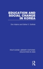 Education and Social Change in Korea - Book