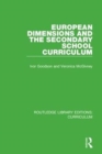 European Dimensions and the Secondary School Curriculum - Book