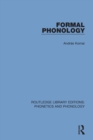 Formal Phonology - Book