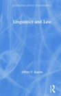 Linguistics and Law - Book