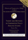 Theory and Methods in Comparative Policy Analysis Studies : Volume One - Book