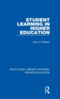 Student Learning in Higher Education - Book