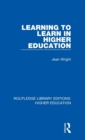 Learning to Learn in Higher Education - Book