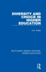 Diversity and Choice in Higher Education - Book