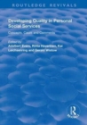 Developing Quality in Personal Social Services : Concepts, Cases and Comments - Book