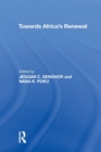 Towards Africa's Renewal - Book