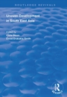 Uneven Development in South East Asia - Book