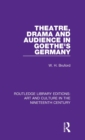 Theatre, Drama and Audience in Goethe's Germany - Book