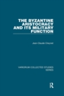 The Byzantine Aristocracy and its Military Function - Book