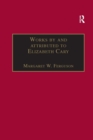 Works by and attributed to Elizabeth Cary : Printed Writings 1500–1640: Series 1, Part One, Volume 2 - Book
